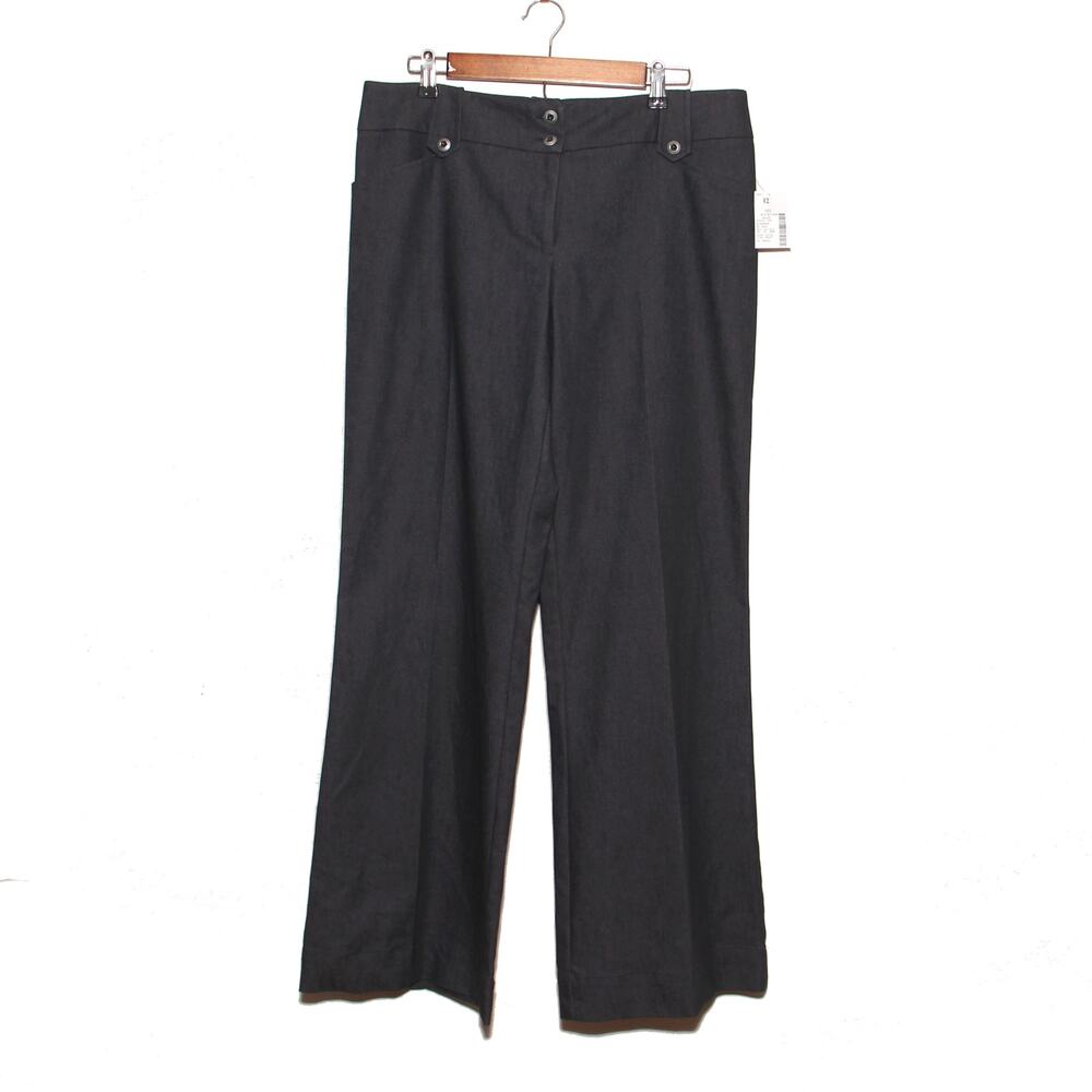 NEW Studio 1940 Lightweight Stretch Denim Flare Leg Pants Size 12